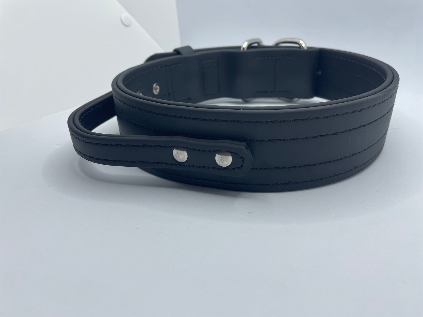 2" BioThane Working Dog Agitation Collar with Handle