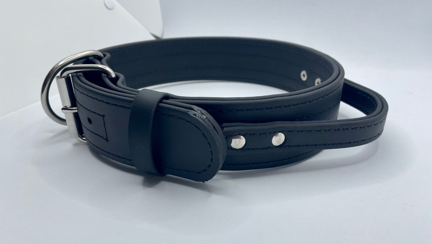 2" BioThane Working Dog Agitation Collar with Handle