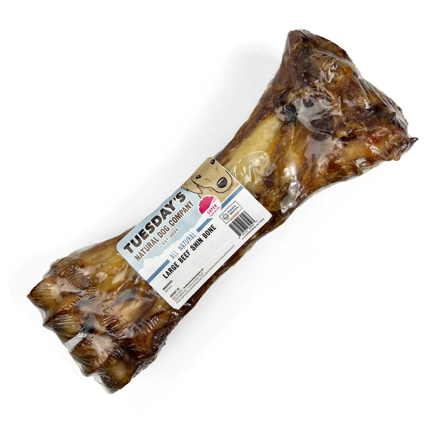 Large BEEF SHIN BONE 10 - 11" Long