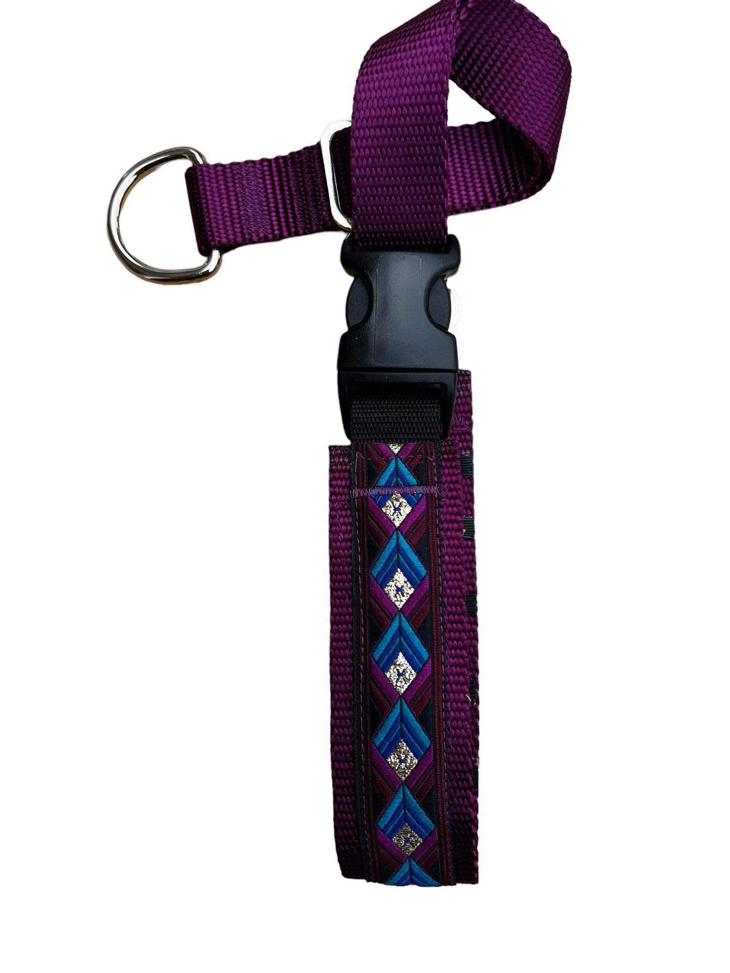 A Secret Powers Training Collar with Quick Release Snap - Cascade Fuscia