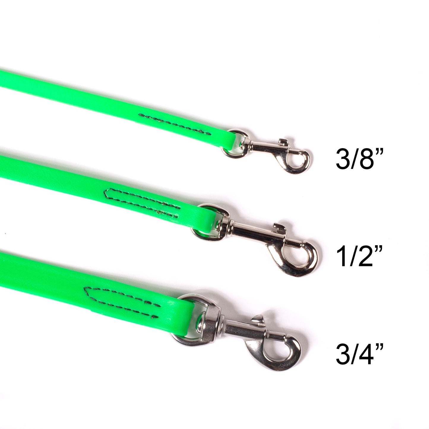SALE! CUSTOM BioThane 3/4" x 6'/4' Snap Lead