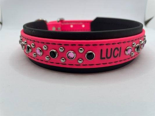 Personalized / Custom 1 1/2" Wide BioBling Collars
