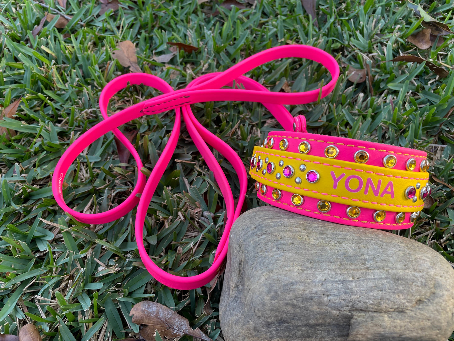Personalized / Custom Bling 2" MegaBling Martingale Leads