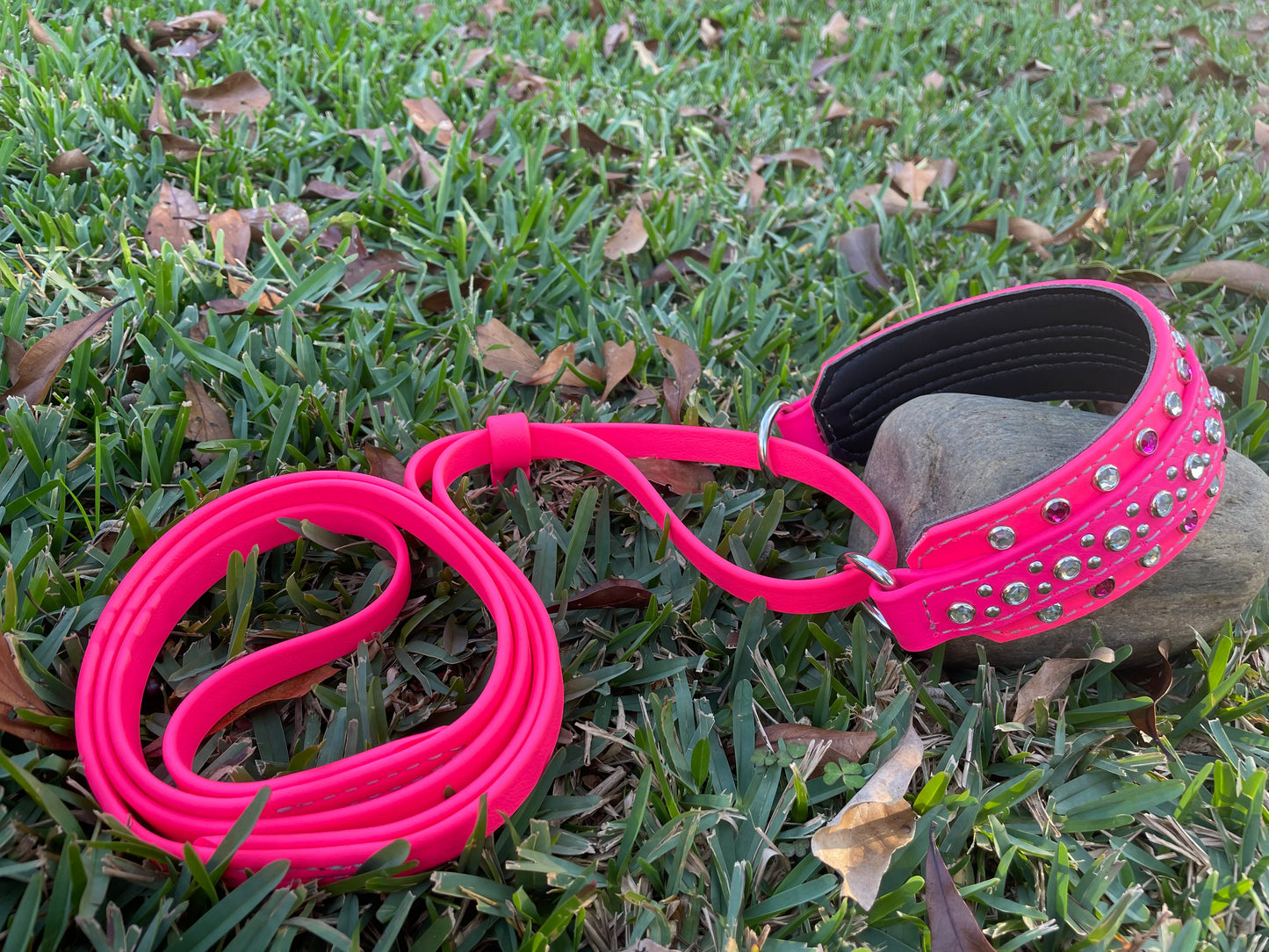 Personalized / Custom Bling 2" MegaBling Martingale Leads