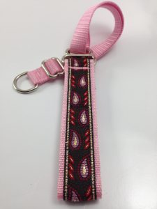 Secret Powers Micro 1" Training Collar - Pink Mosaic on Pink