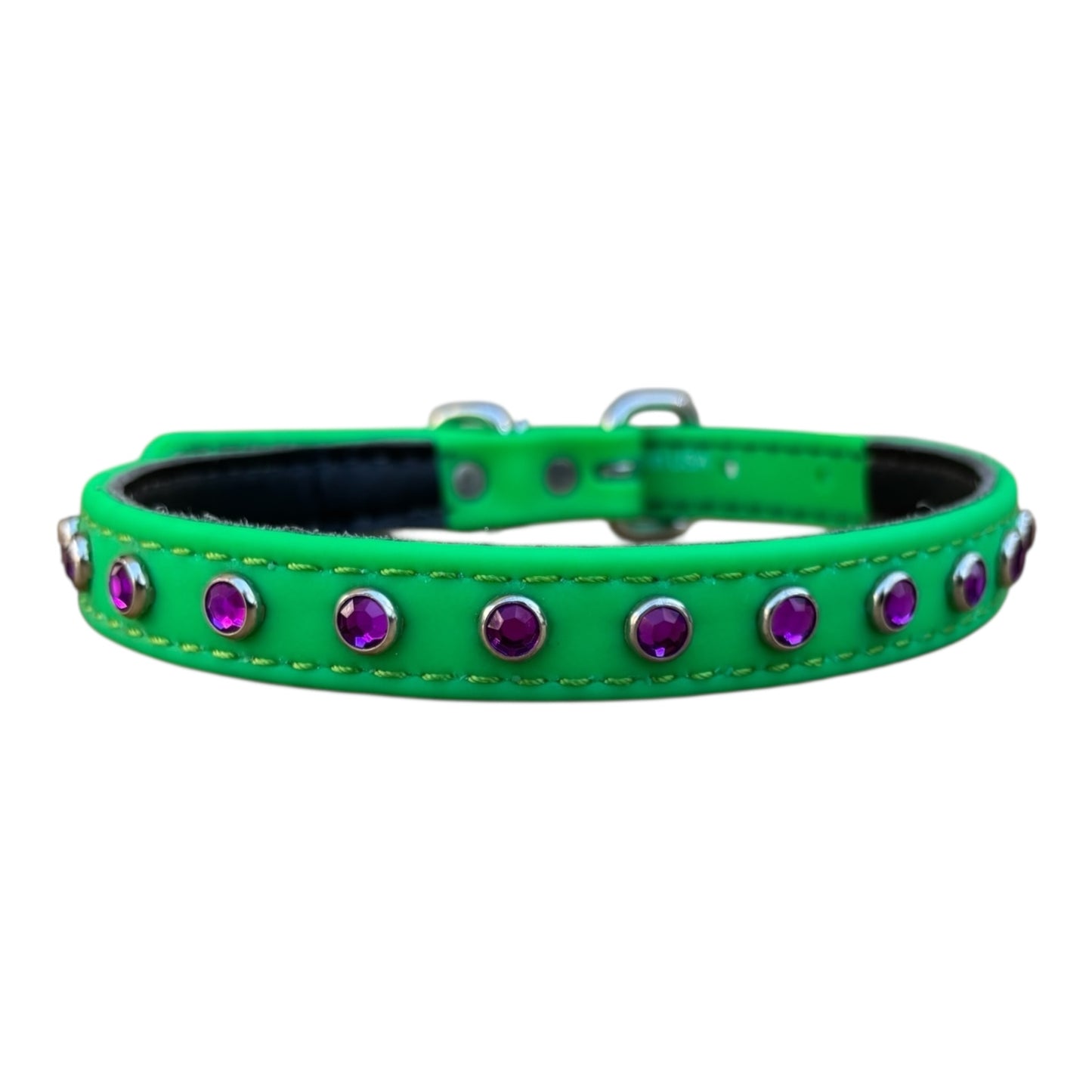 IN STOCK - Mini 3/4" Neon Green/Purple