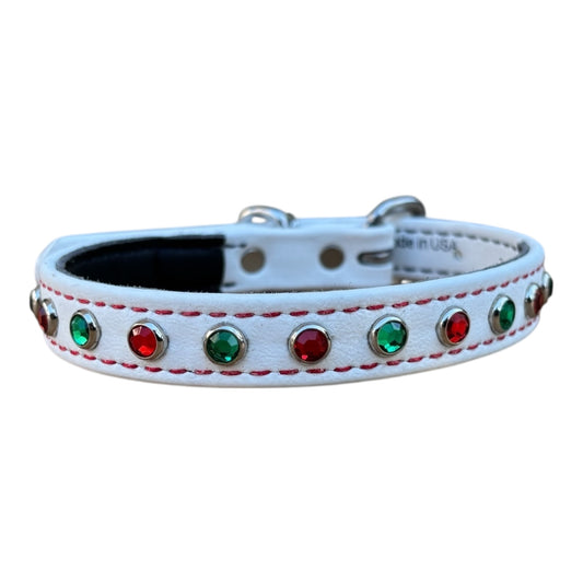 IN STOCK - Mini 3/4" White/Red,Green