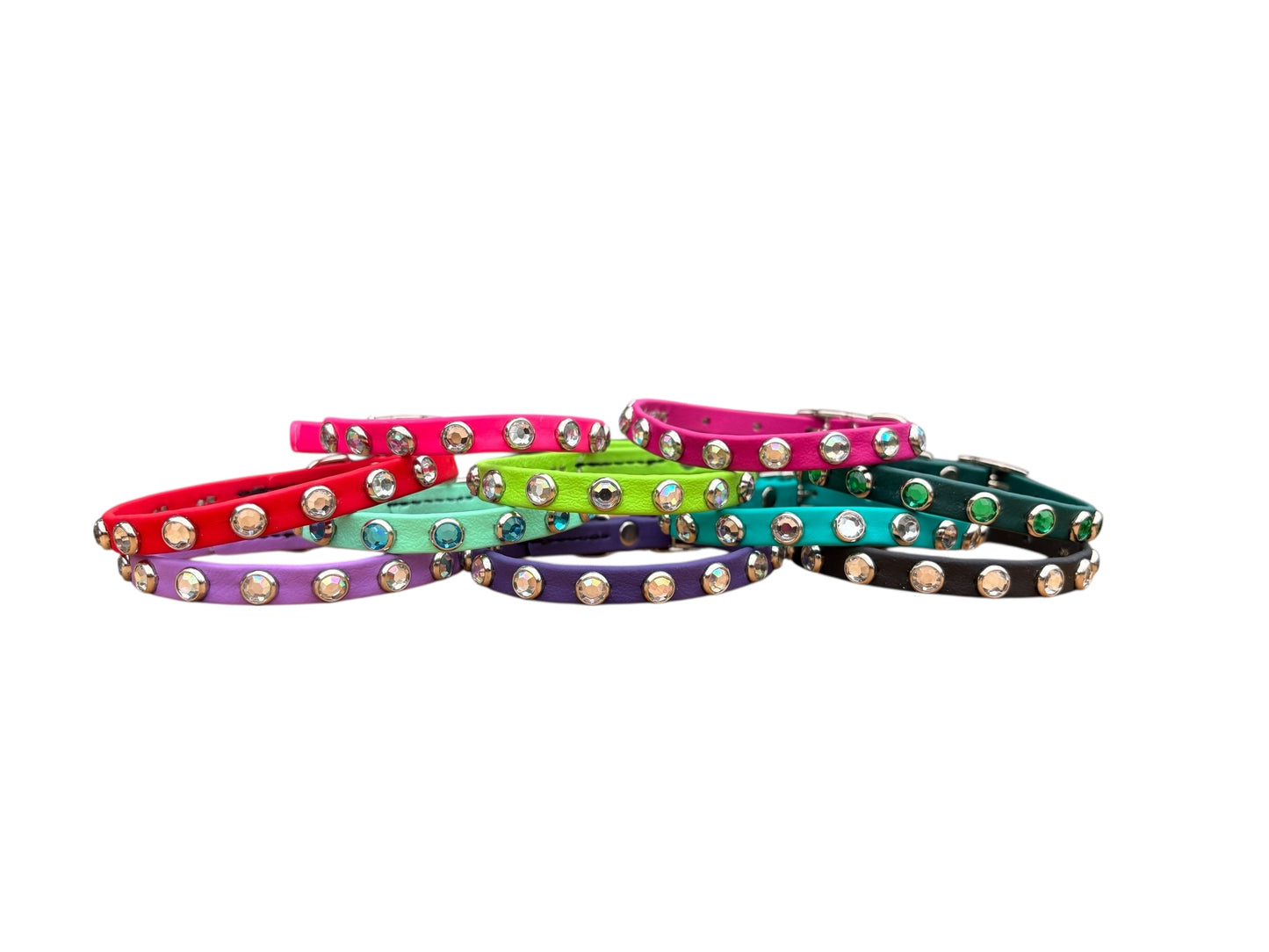 IN STOCK: 3/8" Micro Bling Puppy/Toy Collar