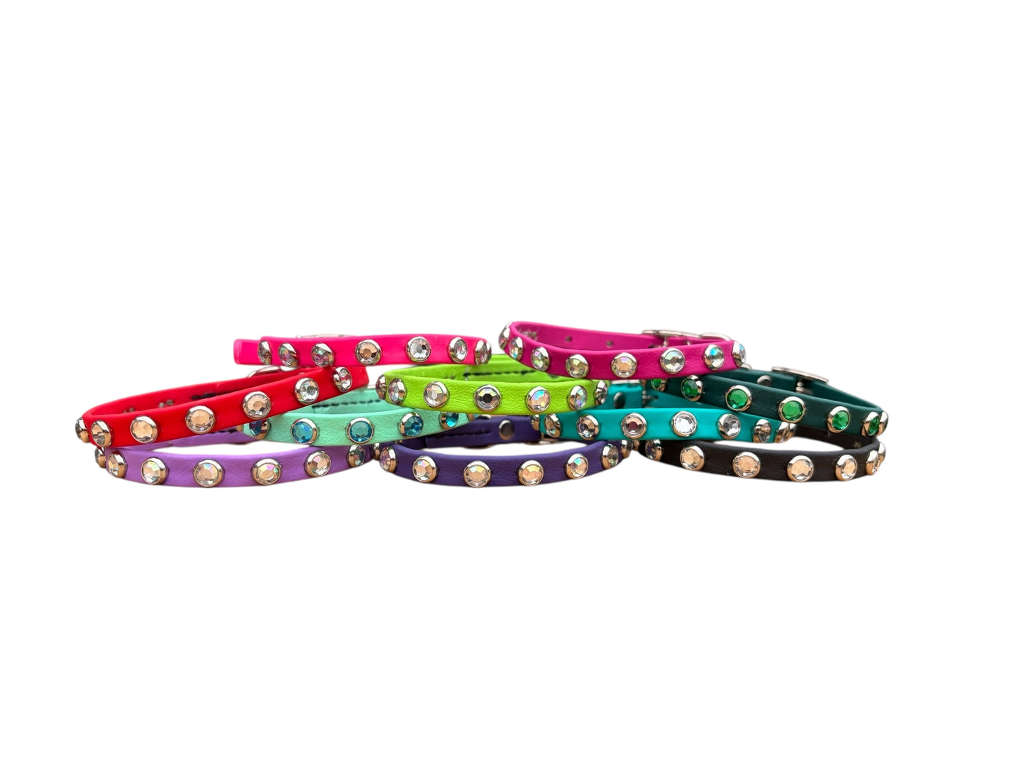 IN STOCK: 3/8" Micro Bling Puppy/Toy Collar