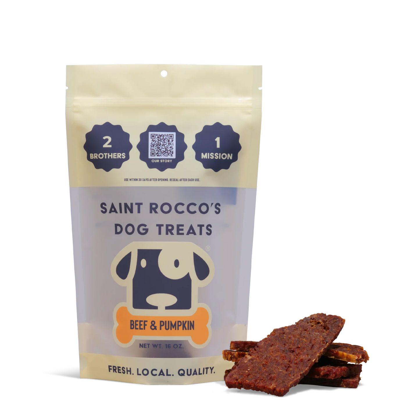 Beef and Pumpkin Saint Rocco's Treats