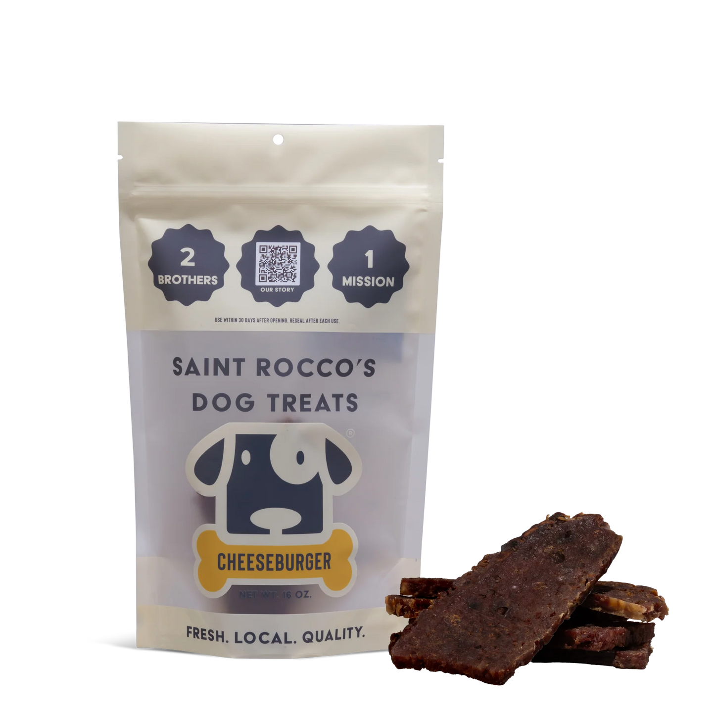 Cheeseburger Saint Rocco's Treats