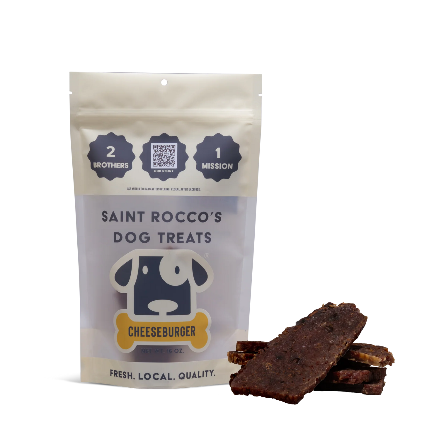 Cheeseburger Saint Rocco's Treats