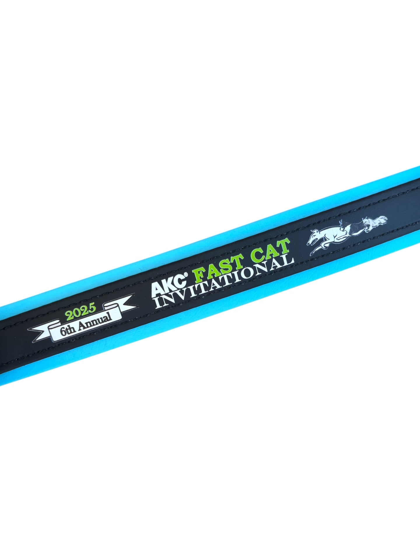 E. Two Toned Collar - 2025 AKC FastCAT Invitationals BioThane Collar