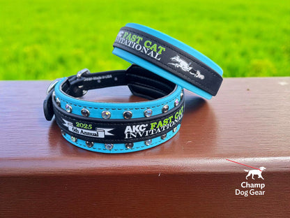 SALE: E. Two Toned Collar - 2025 AKC FastCAT Invitationals BioThane Collar
