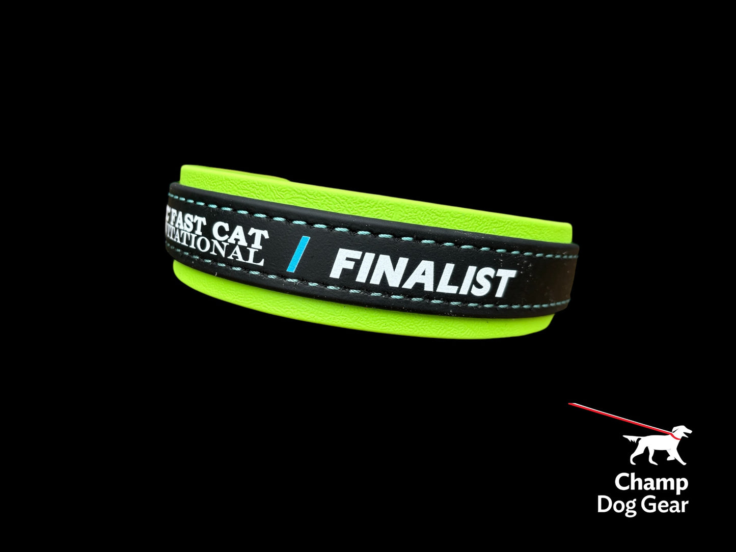 Two Toned Collar - 2024 AKC FastCAT Invitationals BioThane Collar