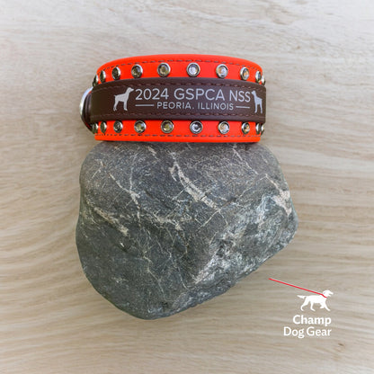 2" BLING Collar - 2024 GSPCA BioThane Collar