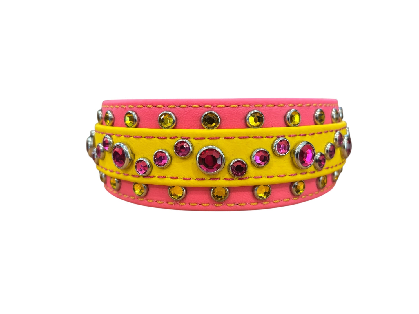 IN STOCK - Mega Mustard Yellow / Hot Pink 7