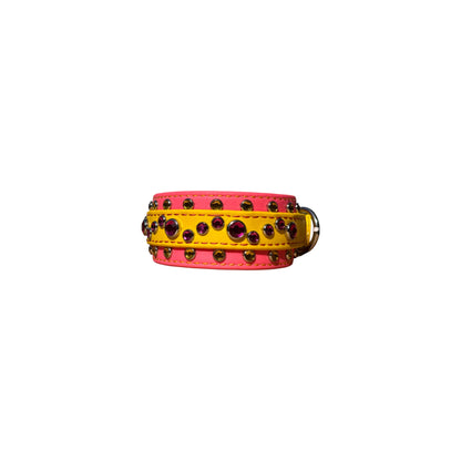 IN STOCK - Mega Mustard Yellow / Hot Pink 7