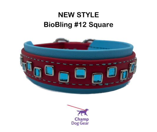 Custom Bling Dog Collar - BioBling Style 12