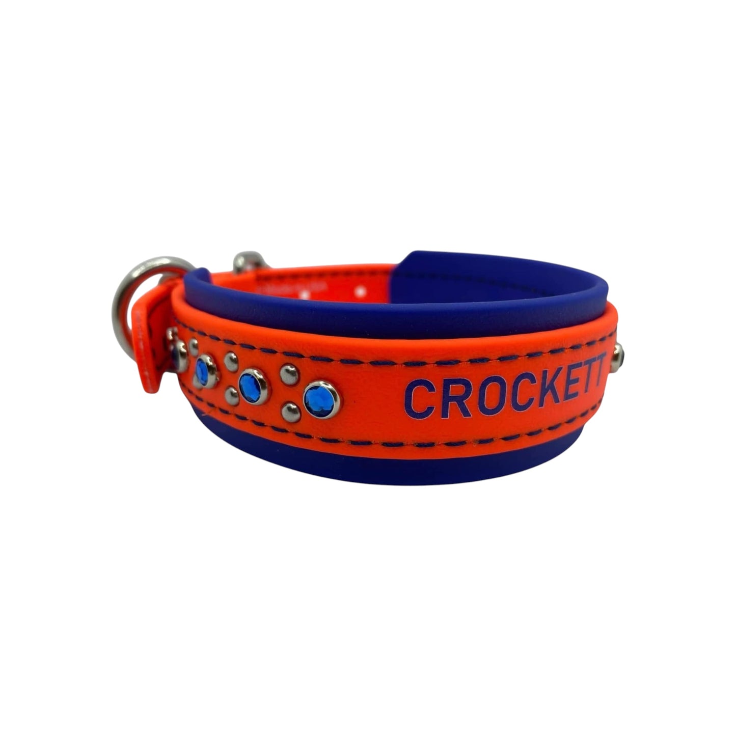 Personalized BioThane® 1 1/2" BioBling Collar