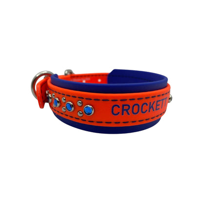 Personalized BioThane® 1 1/2" BioBling Collar