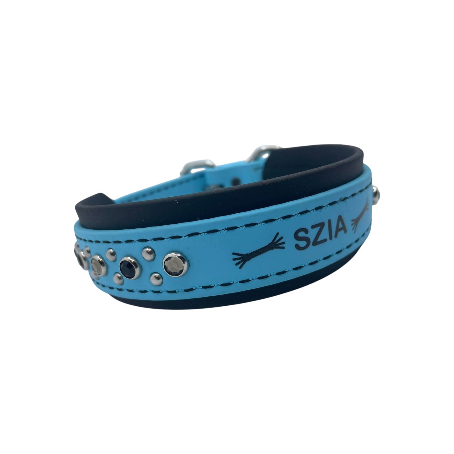 Personalized BioThane® 1 1/2" BioBling Collar