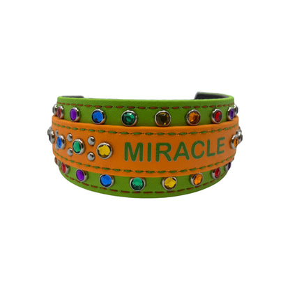 Personalized BioThane® 2"MegaBling Collar