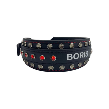 Personalized BioThane® 2"MegaBling Collar