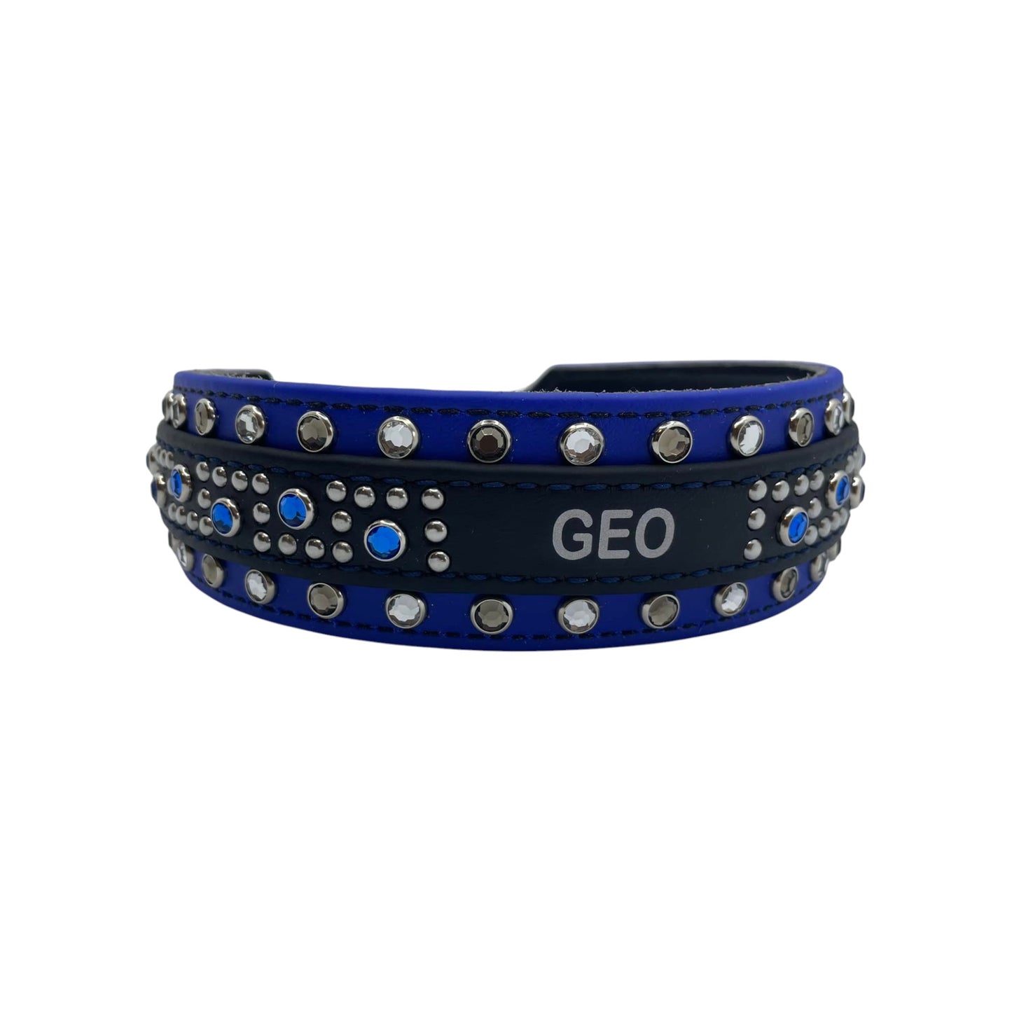 Personalized BioThane® 2"MegaBling Collar