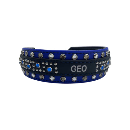 Personalized BioThane® 2"MegaBling Collar