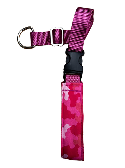 A Secret Powers Training Collar with Quick Release Snap - Raspberry Camo