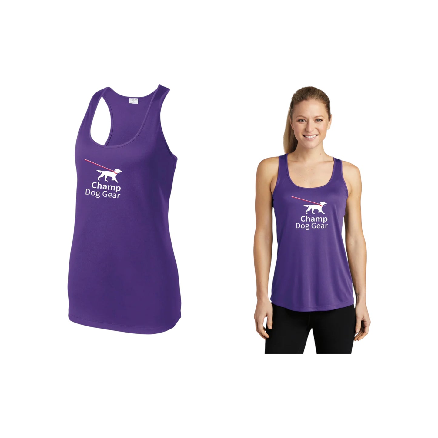 Champ Dog Gear Sport-Tek® Women's Racerback Tank