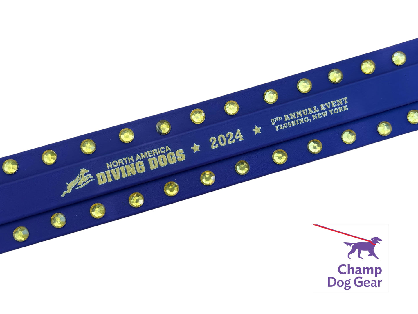 2" BLING Collar - 2024 NADD 2nd Annual Westminster BioThane Collar