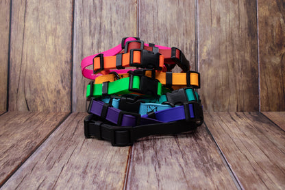 Adjustable Quick Release / Snap BioThane® Dog Collar - Blank or Personalized