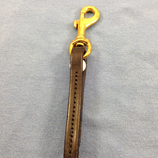Champ Bridle Leather Sewn Snap Lead