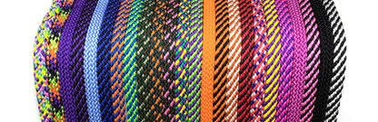 Lone Wolf 1/4" Flat Braid Martingale Style Slip Lead / Kennel Lead