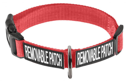 Omega Nylon Collar With Patch Hook