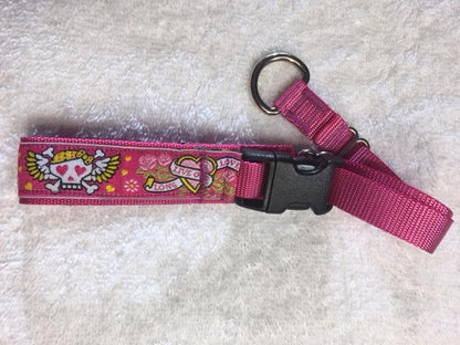 Secret Powers Micro 1" Training Collar - Raspberry Tattoo