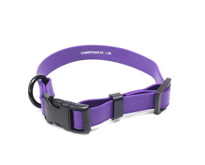 Adjustable Quick Release / Snap BioThane® Dog Collar - Blank or Personalized