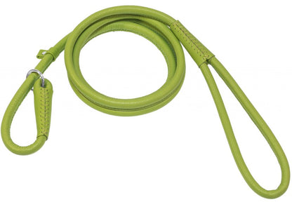 Dogline Round Leather Slip Lead