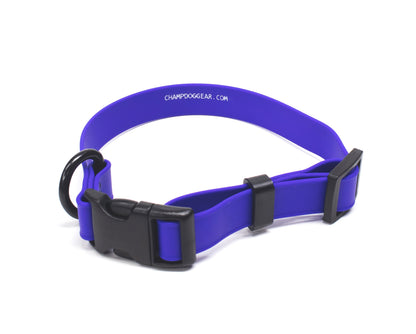 Adjustable Quick Release / Snap BioThane® Dog Collar - Blank or Personalized