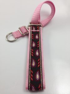 Secret Powers 1" Micro Training Collar - Pink Mosaic on Pink